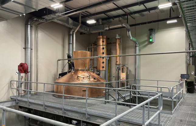 Matrix Technologies, Inc. - Sugarlands Distilling Co. Final Installation of Pot Still Area