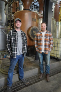 Middle West Spirits - General Manager Josh Daily and Co-Founder & CEO Ryan Lang at Columbus Ave Distillery