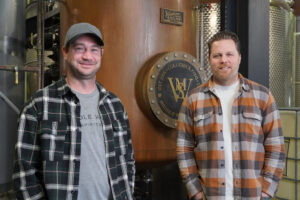 Middle West Spirits - General Manager Josh Daily and Co-Founder & CEO Ryan Lang at Columbus Ave Distillery