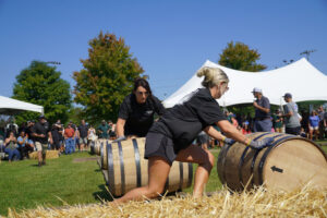 Kentucky Bourbon Festival - Heaven Hill Distillery Women's Team Competes at the International Bourbon Barrel Relay Race