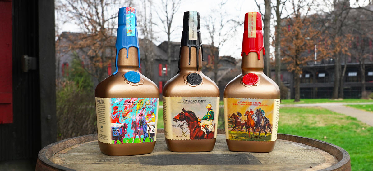 Maker's Mark Distillery - 2023 Limited Edition Keeneland Commemorative Bourbon Bottles