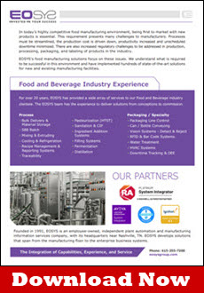EOSYS - Food and Beverage Industry Experience
