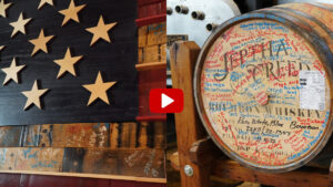 Jeptha Creed Distillery - Red, White & Blue Bourbon Barrel Flag Released on National Bourbon Day and Flag Day 2023