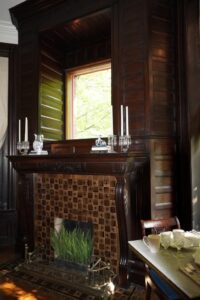 Milam & Greene Whiskey Distillery - Louisville Bourbon Inn Fireplace Inside