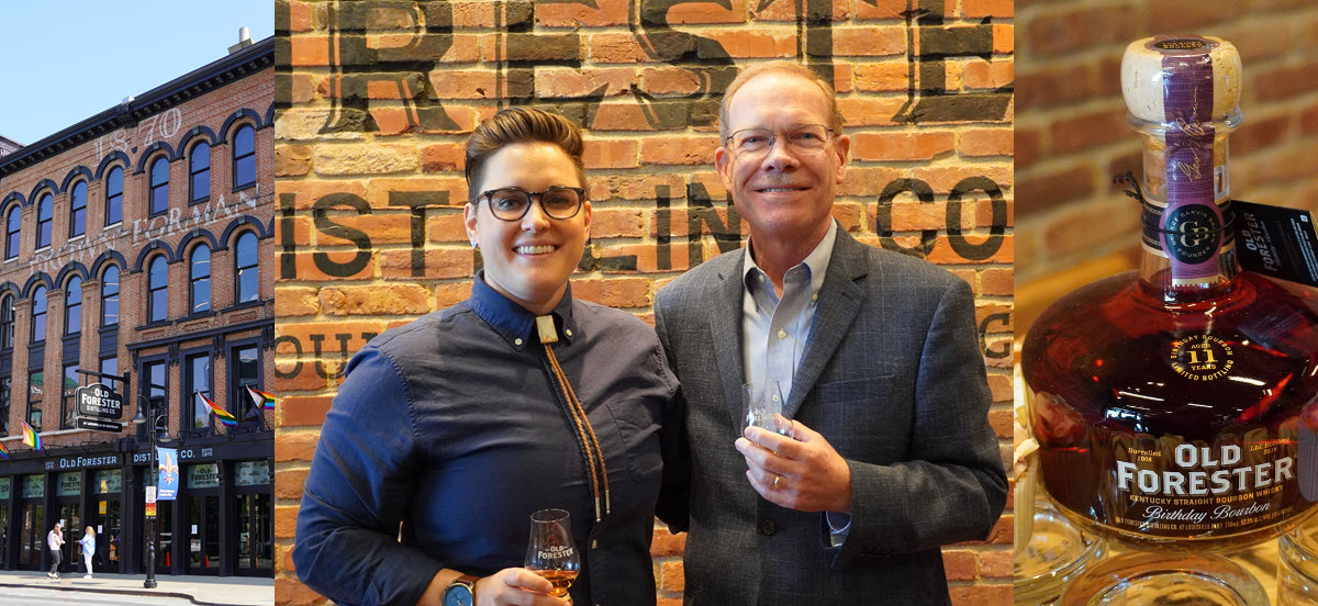 Old Forester Distillery - Master Taster Melissa Rift and Master Distiller Emeritus Chris Morris Celebrate the Return to Whiskey Row
