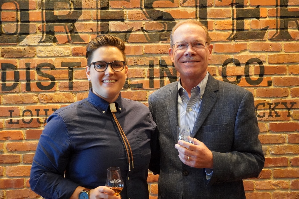 Old Forester Distillery - Master Taster Melissa Rift and Master Distiller Emeritus Chris Morris