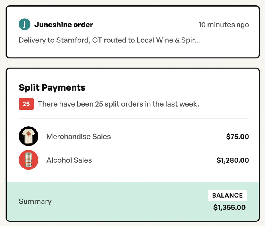 AccelPay - Distilled Spirits Ecommerce, Split Payments in One Shopping Cart