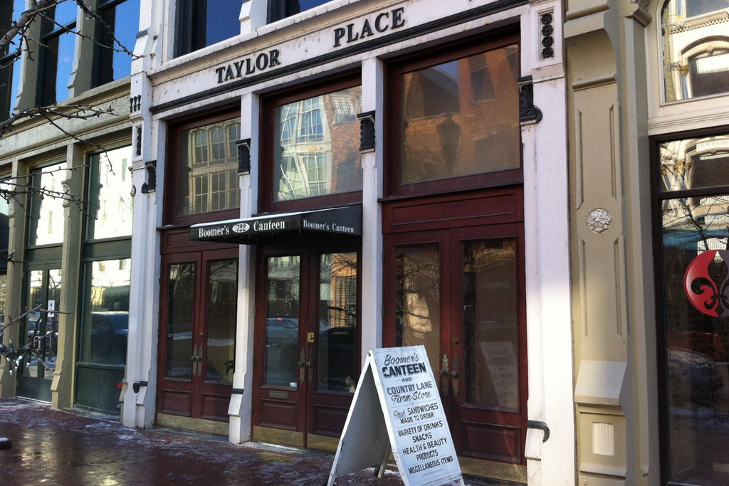 Boomer’s Canteen at Taylor Place at 722 W. Main Street, Louisville, Kentucky