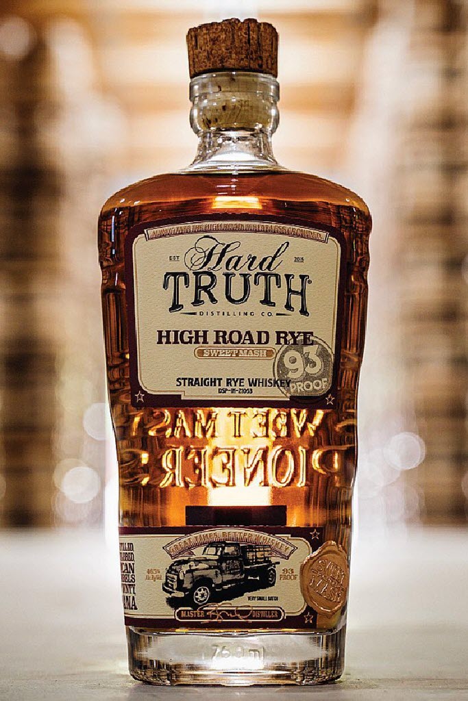 Hard Truth Distilling - High Road Sweet Mash Rye Whiskey Bottle
