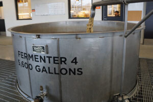 New Riff Distilling - Fermentation Tank Filling, 5,600 Gallon Tank