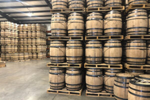 Southern Kentucky Distillery - 53 Gallons of Bourbon Whiskey Aging in Rickhouse
