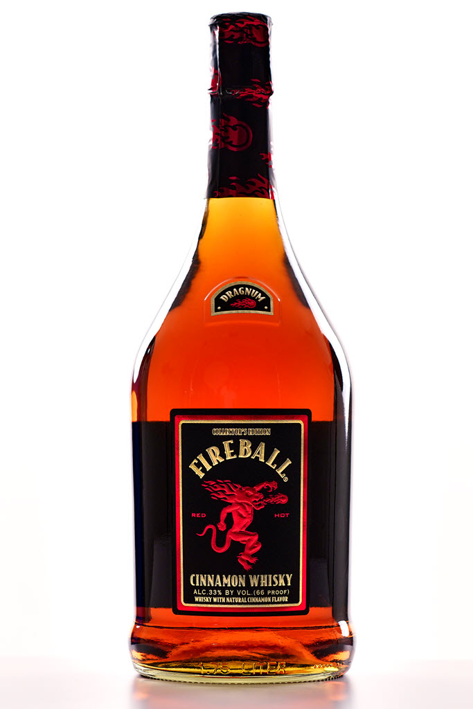 Fireball Cinnamon Whiskey - Fireball Dragnum Bottle