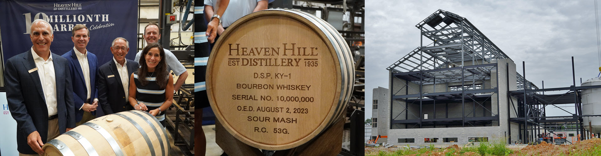 Heaven Hill Distillery - Heaven Hill Fills its 10 Millionth Barrel of Bourbon Since its 1935 Founding