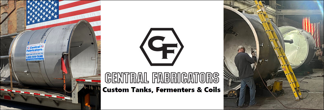 Central Fabricators - Maker's of Custom Tanks, Fermenters and Coils for Distilled Spirits