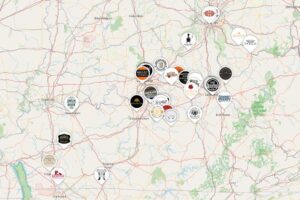Kentucky Bourbon Trail and Kentucky Bourbon Trail Craft Tour Interactive Map