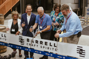Barrell Craft Spirits - Ribbon Cutting for New Location and 10 Year Celebration