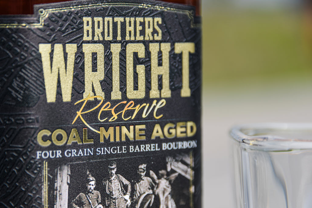 Brothers Wright Distilling Co. - Brothers Wright Reserve, Coal Mined Aged Four Grain Single Barrel Bourbon May 2023