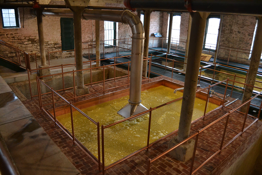 Buffalo Trace Distillery - Historic OFC Distillery Fermenation Tank Discovered, Renovated and in Use, Full Fermenter in Production Today
