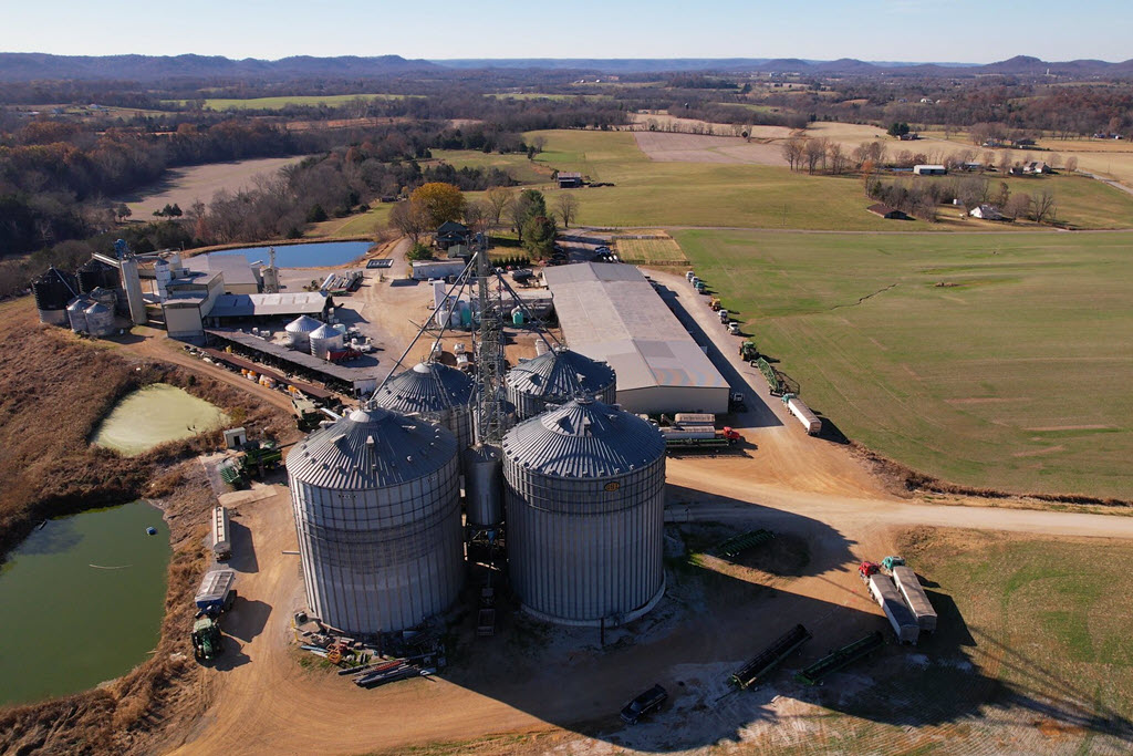 Maker's Mark Distillery - Peterson Farms Grain Silos, Barns and Trucks