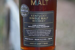 New Riff Distilling - Sour Mash Kentucky Single Malt Whiskey, Label Front