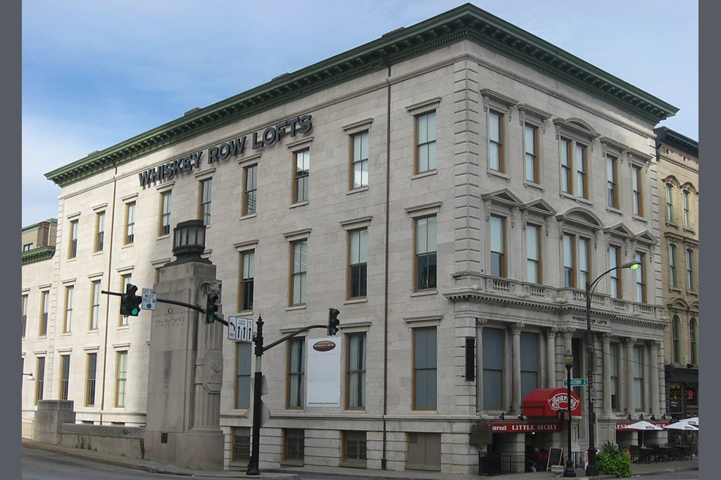 The Trade Mart Building and Whiskey Row Lofts - 131 W Main St, Louisville, KY 40202, Side View