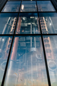 Garrard County Distilling Co - Vendome Copper & Brass Works 45 Foot Tall by 36 Inch Wide Column Stills