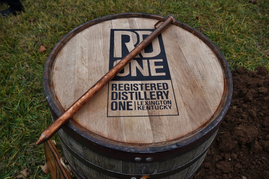 RD1 Spirits Distillery - Groundbreaking January 10, 2024 Barrel and Whiskey Thief