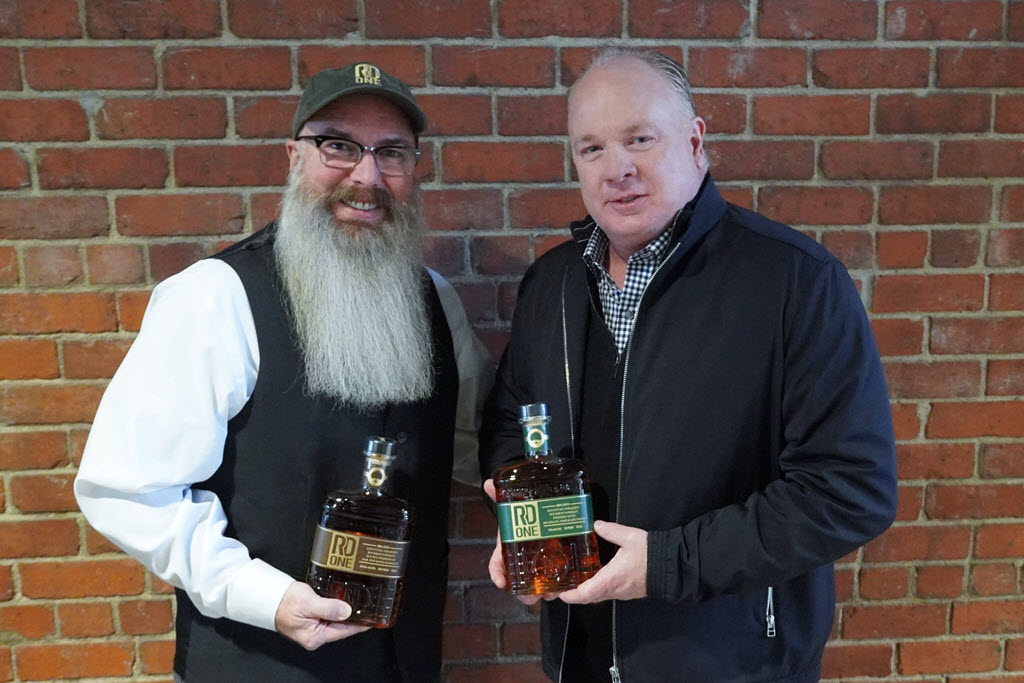 RD1 Spirits Distillery - RD1 Spirits Co-Founder Barry Brinegar and University of Kentucky Coach Mark Stoops