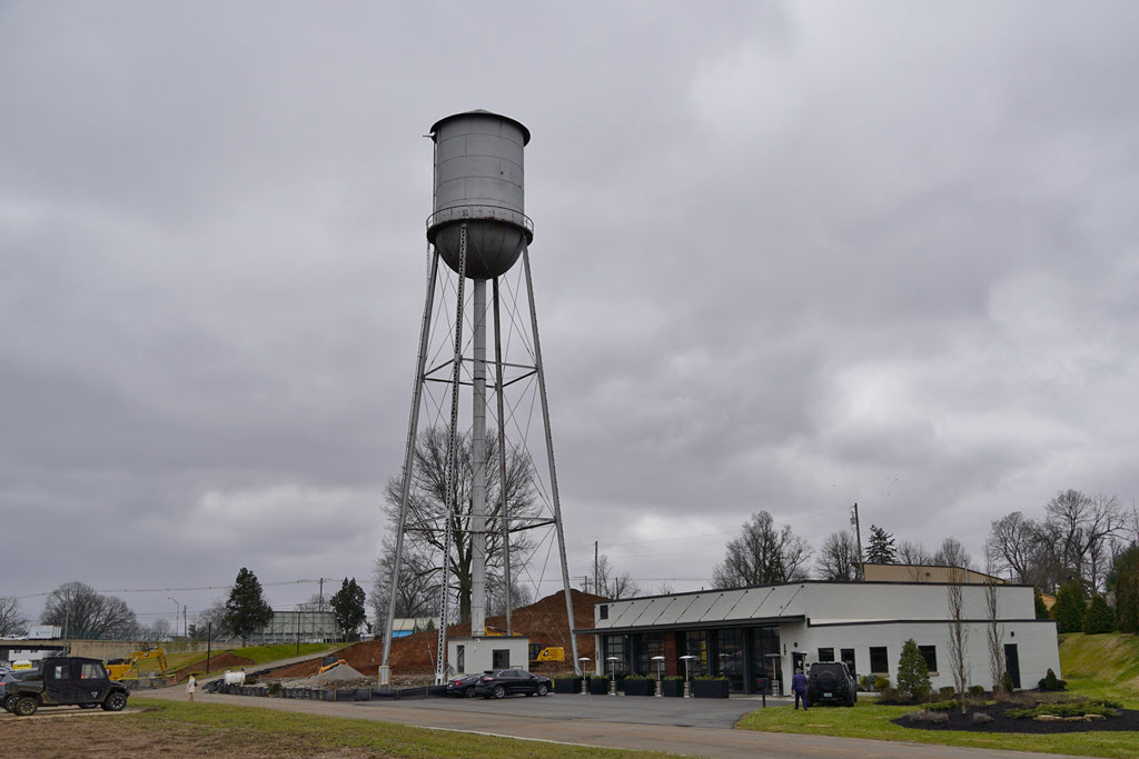 RD1 Spirits Distillery - Water Tower at The Commons