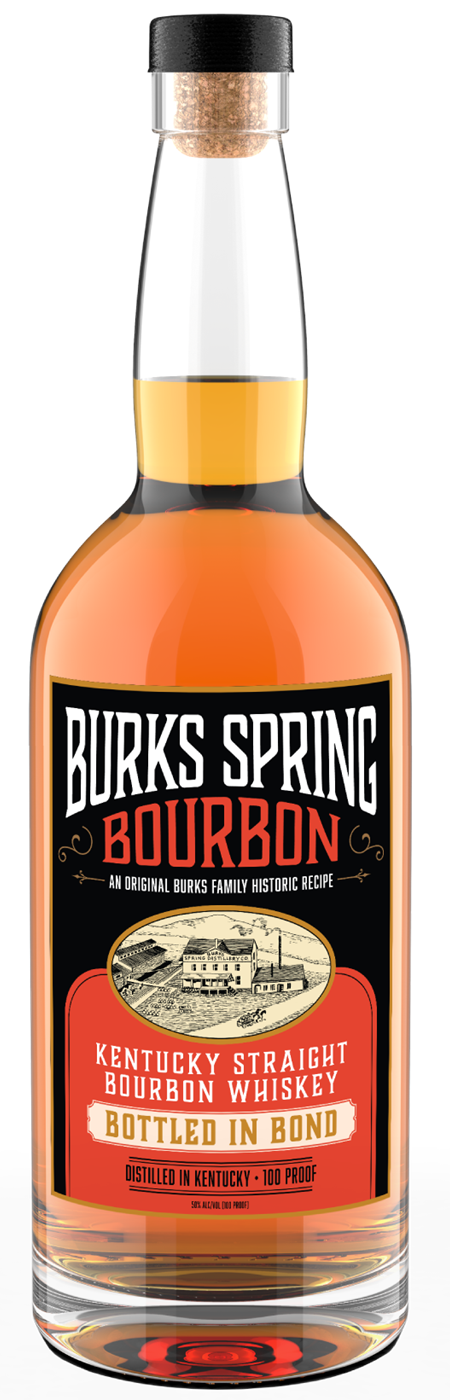Burks Spring Distillery - Burk Spring Bottled-in-Bond Kentucky Straight Bourbon Whiskey Bottle