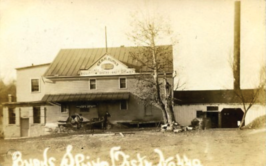 Burks Spring Distillery - Historic Photo of Burks Spring Distillery, Loretto, Kentucky