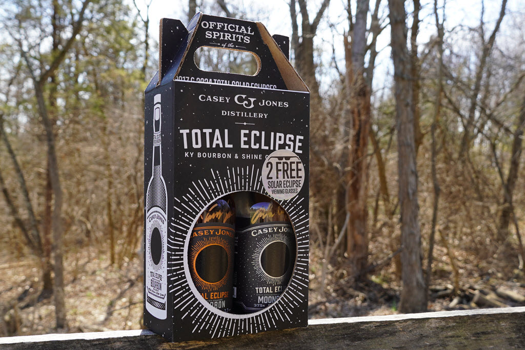 Casey Jones Distillery - Casey Jones Total Eclipse Kentucky Straight Bourbon Whiskey and Moonshine Box