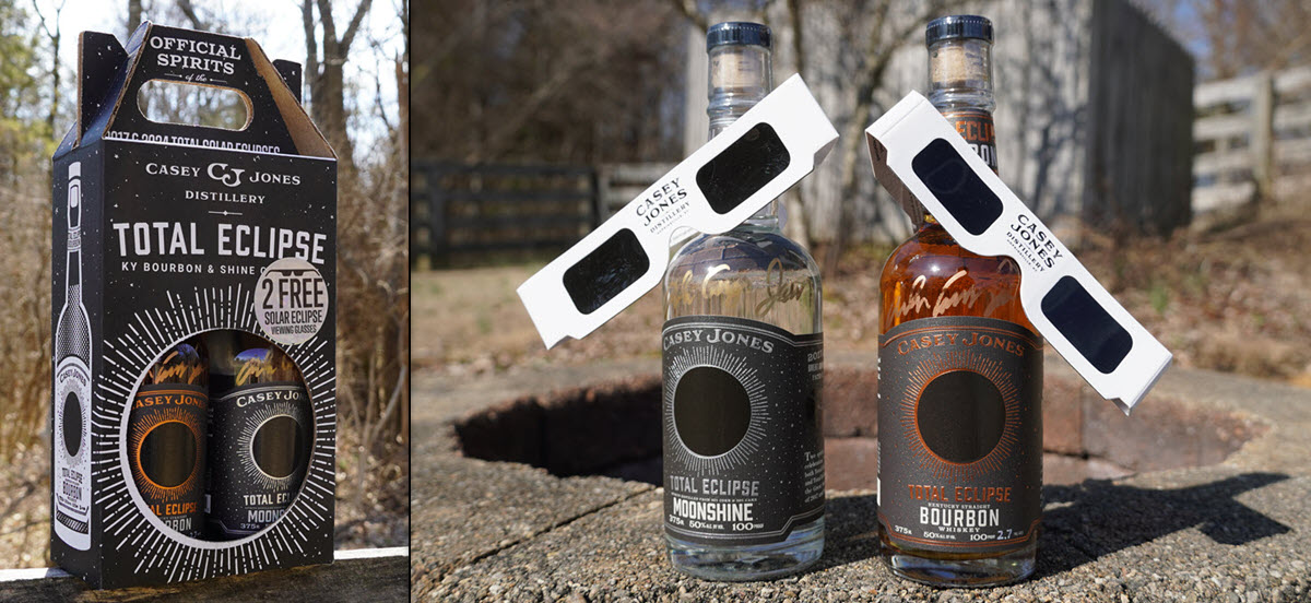 Casey Jones Distillery - Casey Jones Total Eclipse Kentucky Straight Bourbon Whiskey and Moonshine