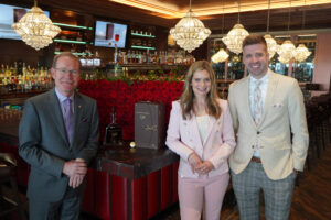 Woodford Reserve Distillery - Master Distiller Emeritus Chris Morris, Master Distiller Elizabeth McCall, and Sr. Brand Manager Robert Rixman