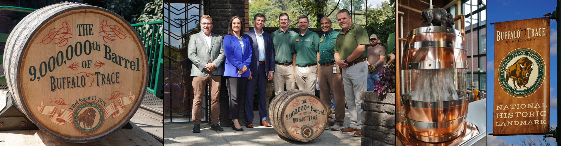 Buffalo Trace Distillery - 9 Millionth Barrel Filled August 13, 2025, Celebrated on September 29, 2025