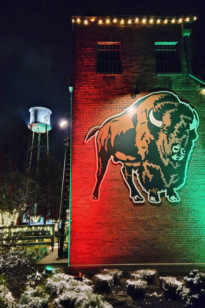 Buffalo Trace Distillery - Freehouse Welcome Center at Night
