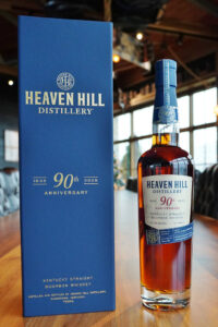 Heaven Hill Distillery - 90th Anniversary Bottle of Kentucky Straight Bourbon Whiskey and Box