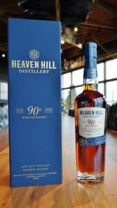 Heaven Hill Distillery - 90th Anniversary Bottle of Kentucky Straight Bourbon Whiskey and Box