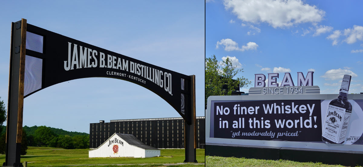 James B. Beam Distilling Co. - Entryway to The Homestead on Happy Hollow Road, Clermont, Kentucky