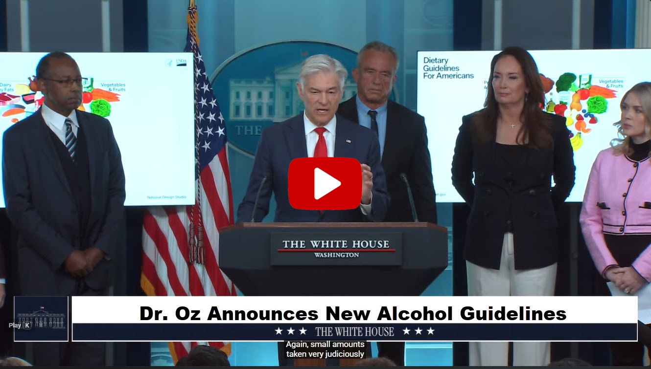 Dr. Oz - Alcohol is a social lubricant.