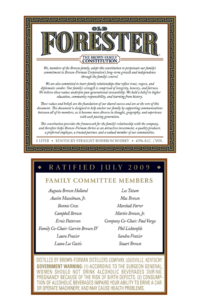 The Brown Family Constitution - Ratified July 2009