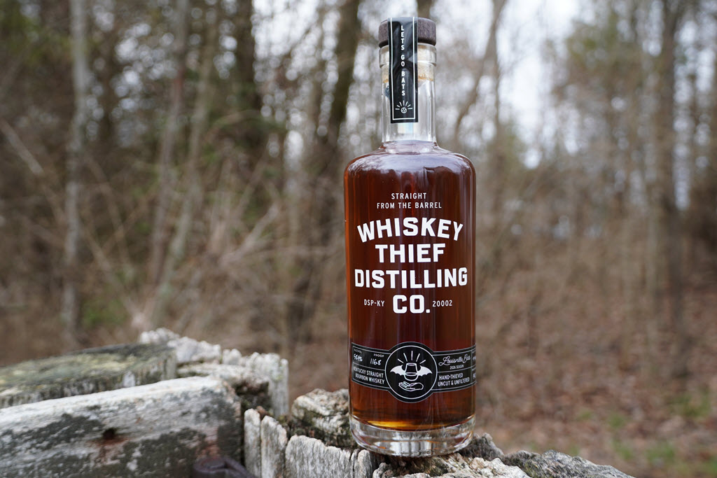 Whiskey Thief Distilling Co. - Kentucky Straight Bourbon Whiskey Special Bottle to Celebrate the Louisville Bats Baseball Team