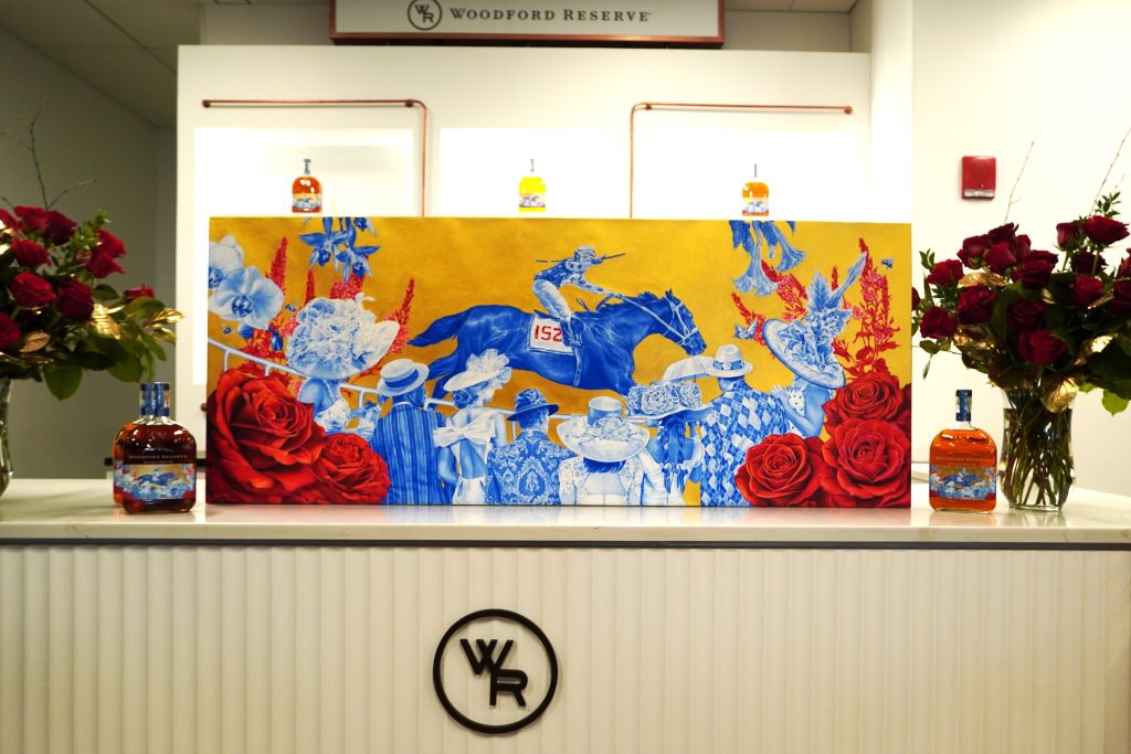 Woodford Reserve Distillery - 2026 Kentucky Derby Bottle Artwork by Anna Murphy, ‘Dress to Impress’