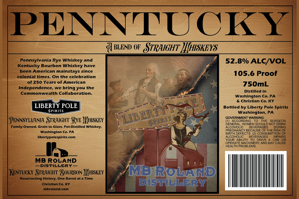 Liberty Pole Spirits - Penntucky is a Blend of Straight Whiskeys from Liberty Pole Spirits and MB Roland Distillery