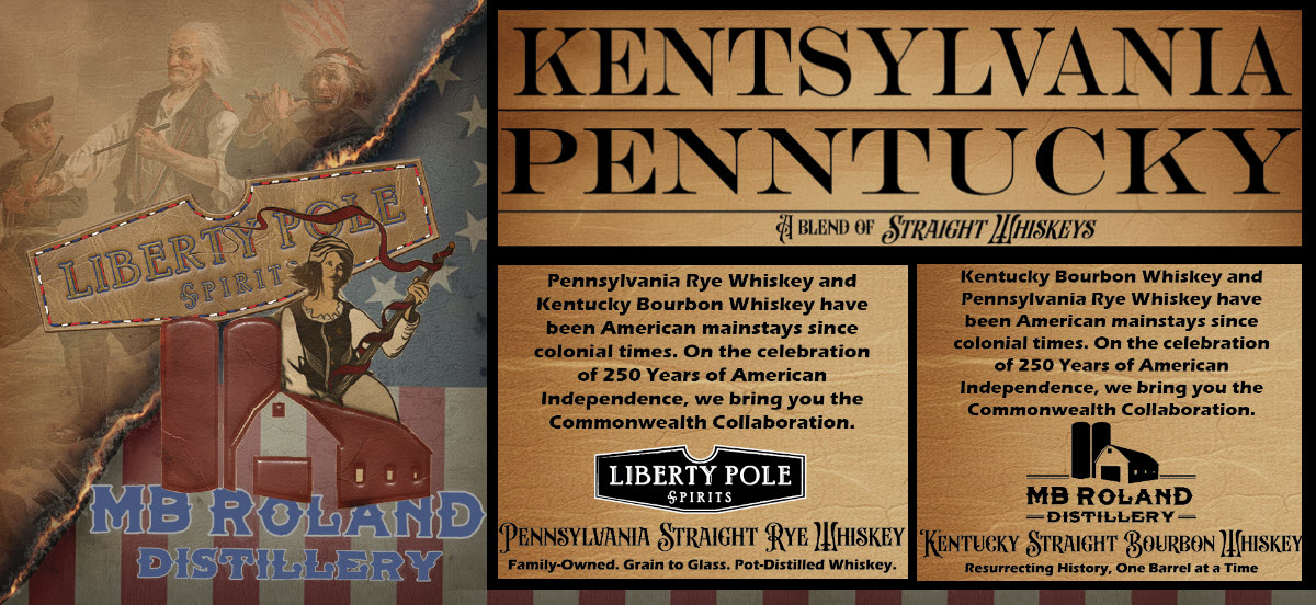 MB Roland Distillery - Kentsylvania is a Blend of Straight Whiskeys from MB Roland Distillery and Liberty Pole Spirits
