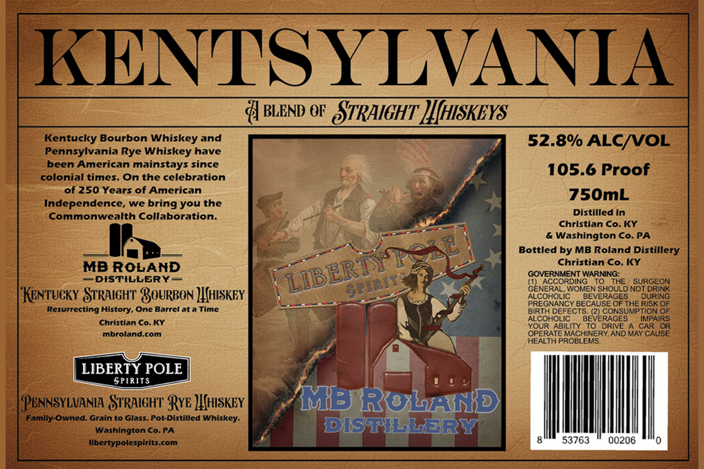 MB Roland Distillery - Kentsylvania is a Blend of Straight Whiskeys from MB Roland Distillery and Liberty Pole Spirits