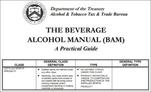 The Beverage Alcohol Manual (BAM) - Chapter 4, Class & Type Designation, Distilled Spirits Specialty Definition
