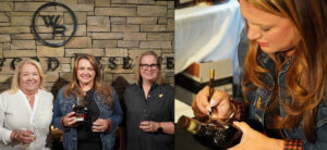 Woodford Reserve Distillery - Monique Delk, Trainer Cherie DeVaux, Daisy Phipps Pulito