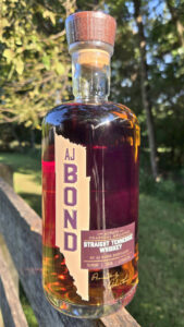 AJ Bond Distillery - AJ Bond Straight Tennessee Whiskey, 95 Proof, Always Charcoal Mellowed