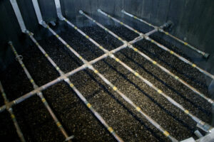 Jack Daniel Distillery - Charcoal Mellowing Vat, Copper Tubes Drip Whiskey